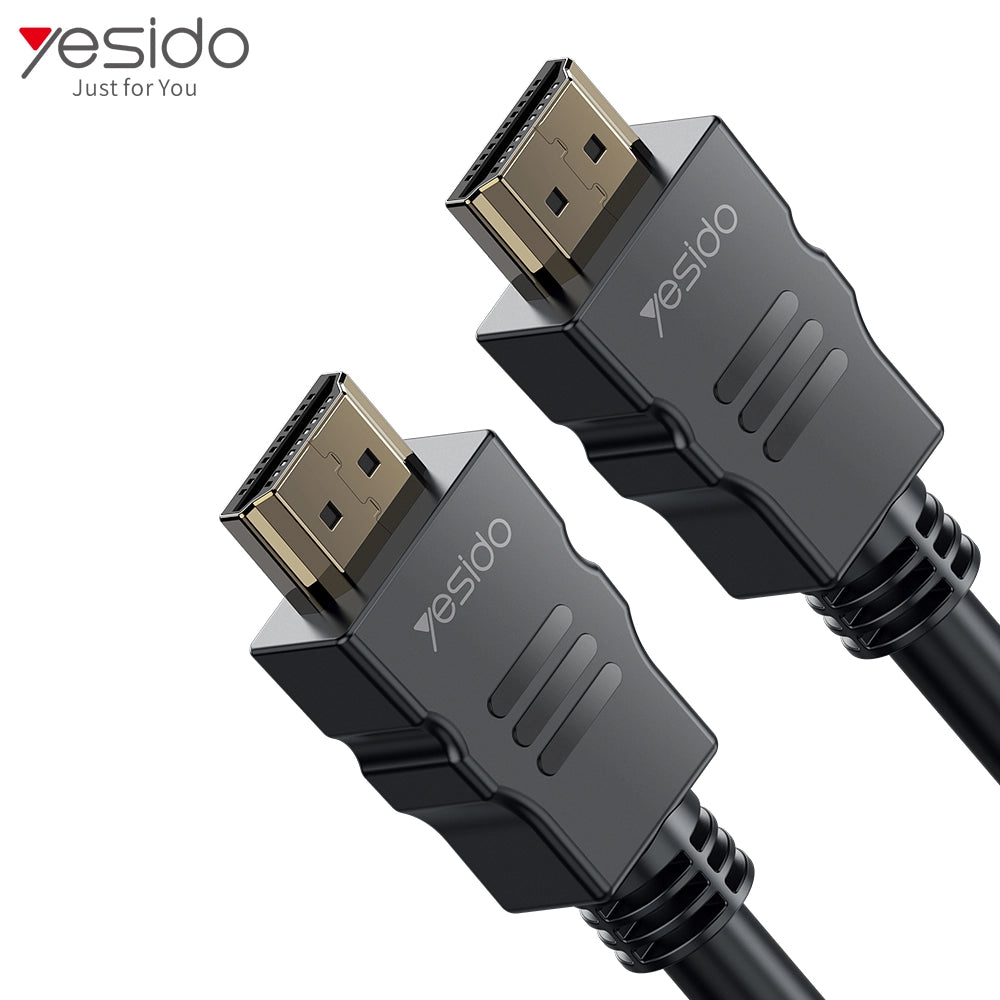 Yesido كيبل HDMI بدقة 4K Ultra HD (1.5 متر) | أسود Yesido كيبل HDMI بدقة 4K Ultra HD (1.5 متر) | أسود